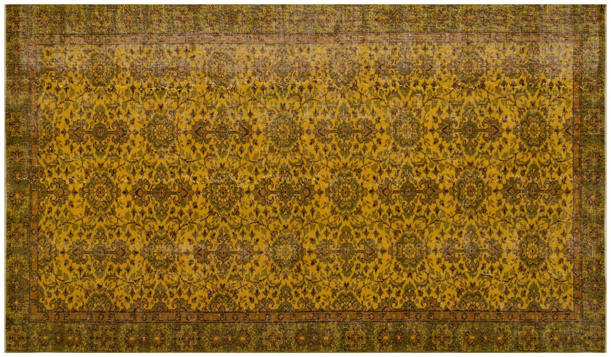 Vintage-Textured Distressed Rug — detail view 2, handmade vintage rug