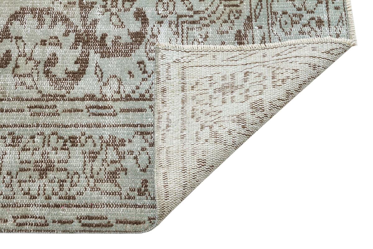 Handcrafted Distressed Rug — detail view 3, handmade vintage rug