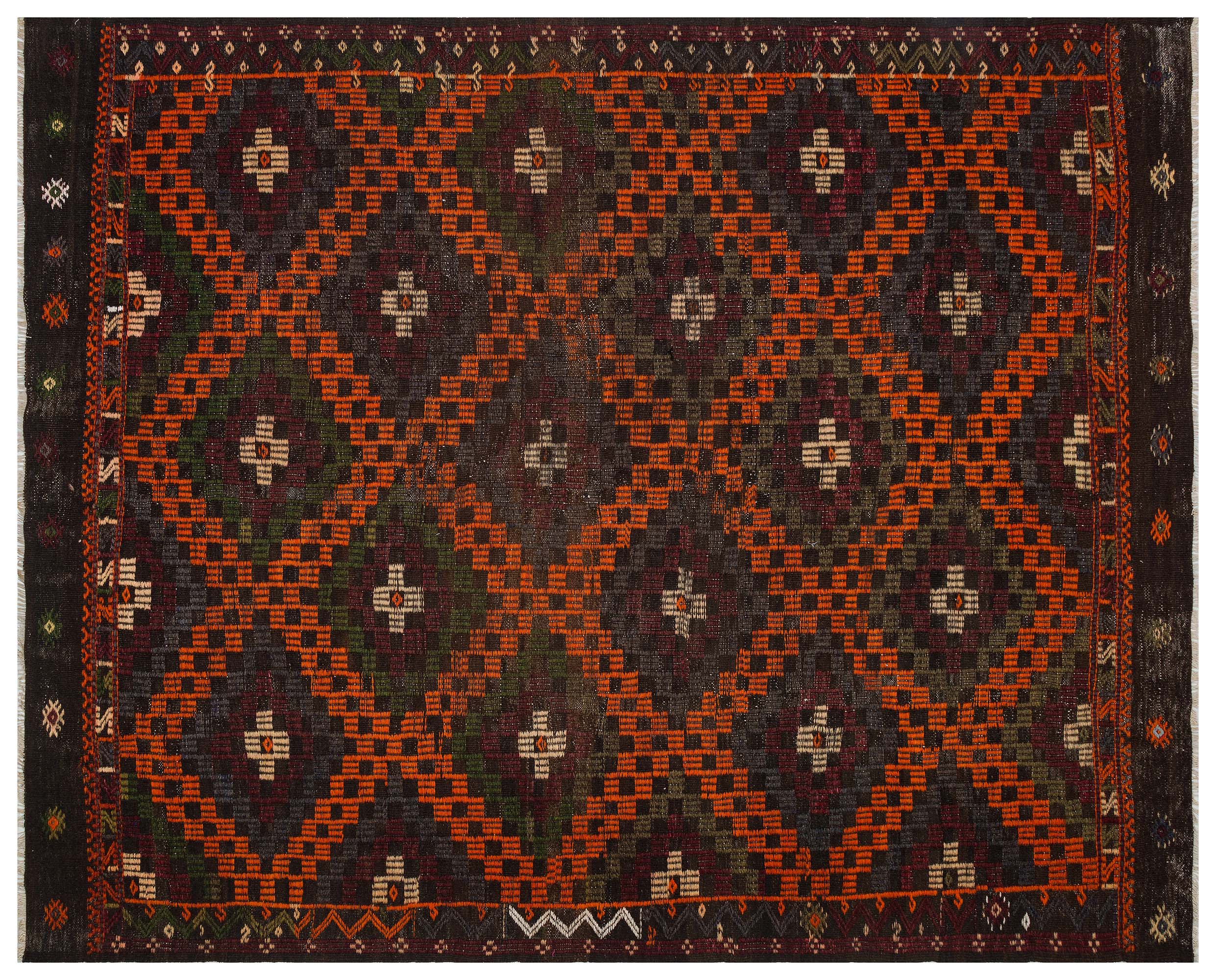 Vintage Wool Kilim — detail view 2, kilim vintage rug
