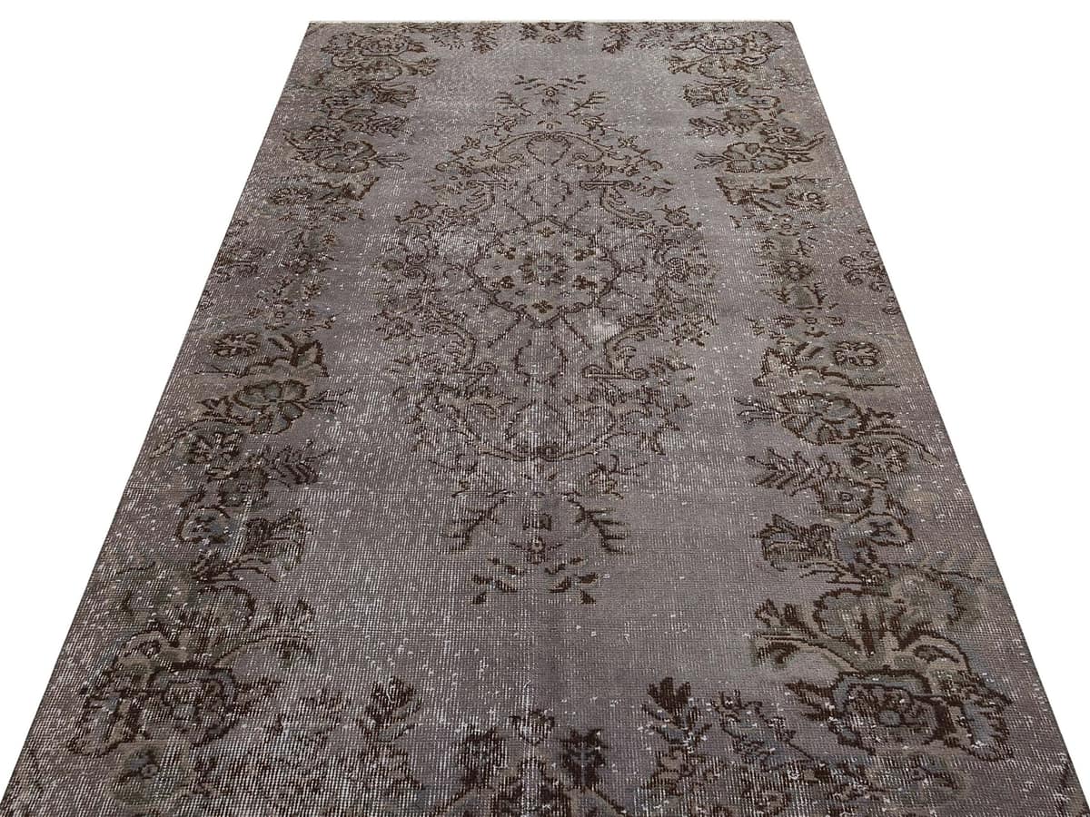 Anatolian Traditional Handmade Rug, vintage rug, Handmade, hand-knotted wool & silk, size 145 × 245 cm, from Antalya