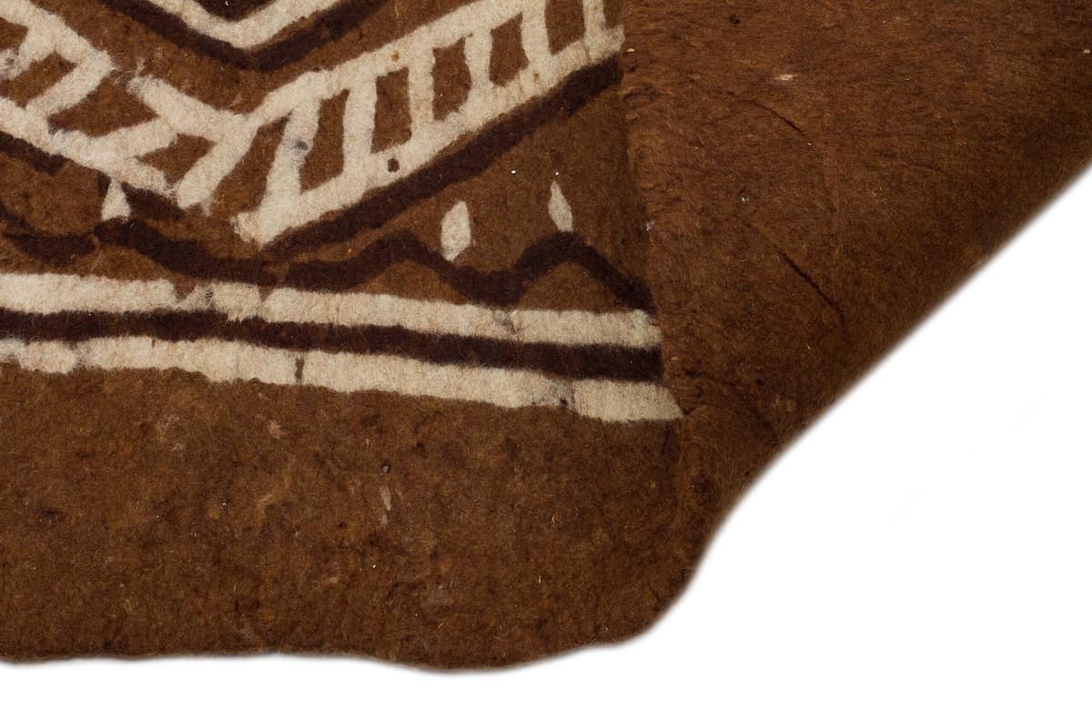Antique Hand-Woven Wool Rug — detail view 4, handmade vintage rug