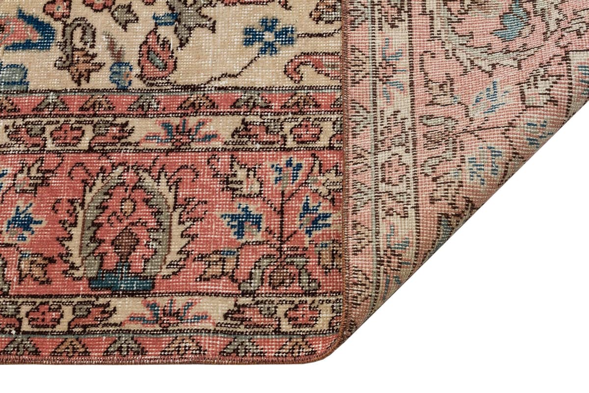 Century-Old Antique-Style Rug — detail view 2, handmade vintage rug
