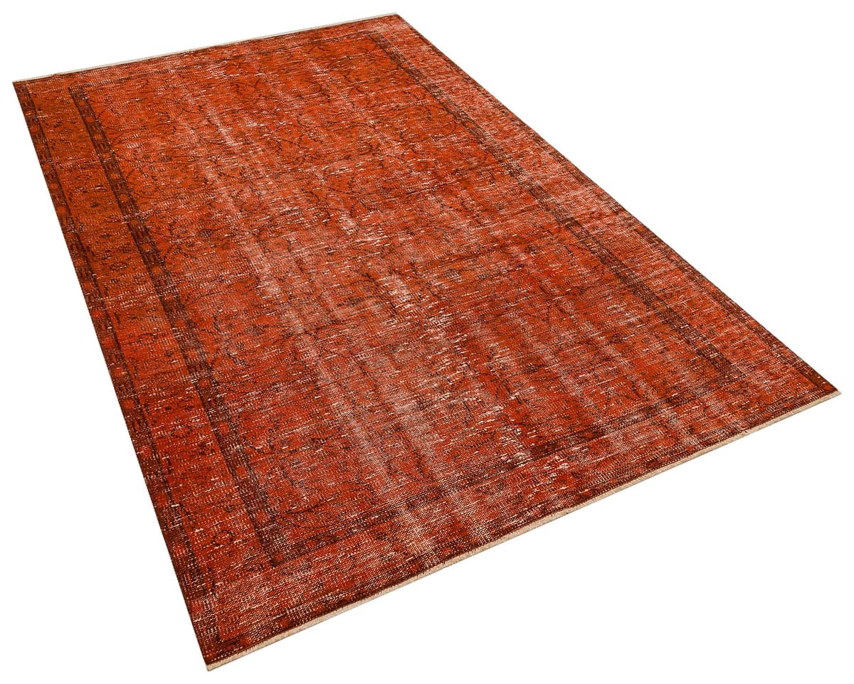 Worn-Look Vintage Hand-Woven Wool Rug, vintage rug, Handmade, hand-knotted silk, size 151 × 252 cm, from Anatolia