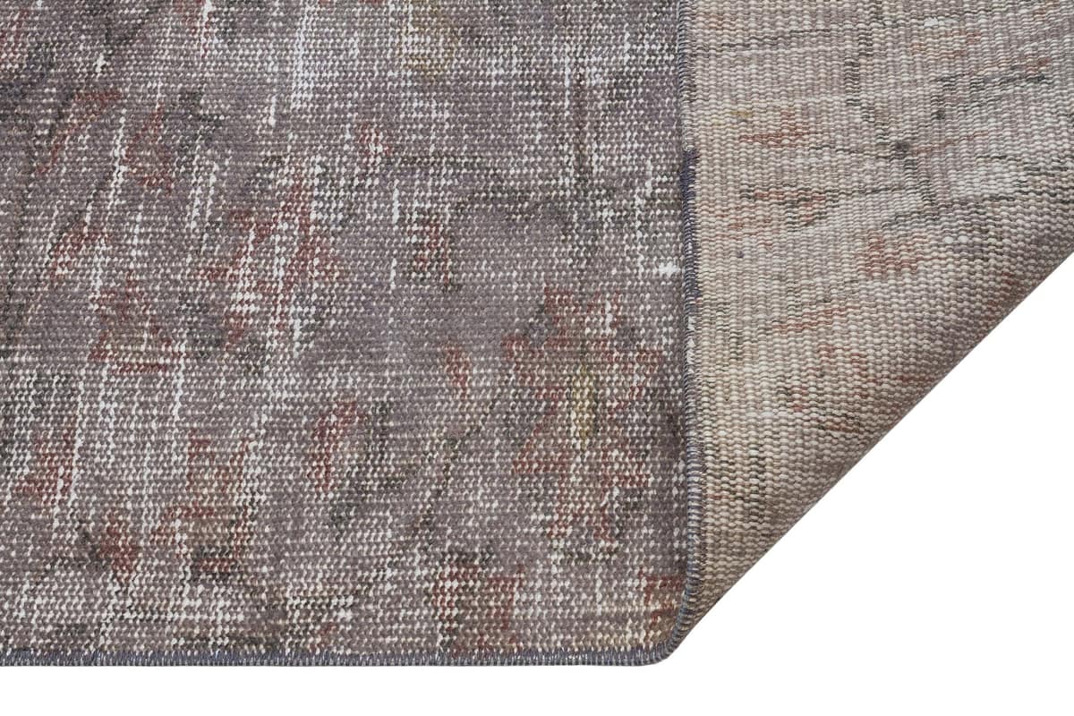 Hand-Woven Distressed Rug — detail view 3, handmade vintage rug