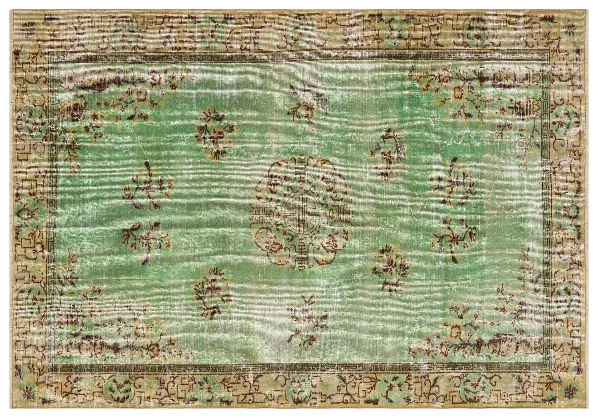 Vintage Hand-Woven Wool Rug — detail view 3, handmade vintage rug