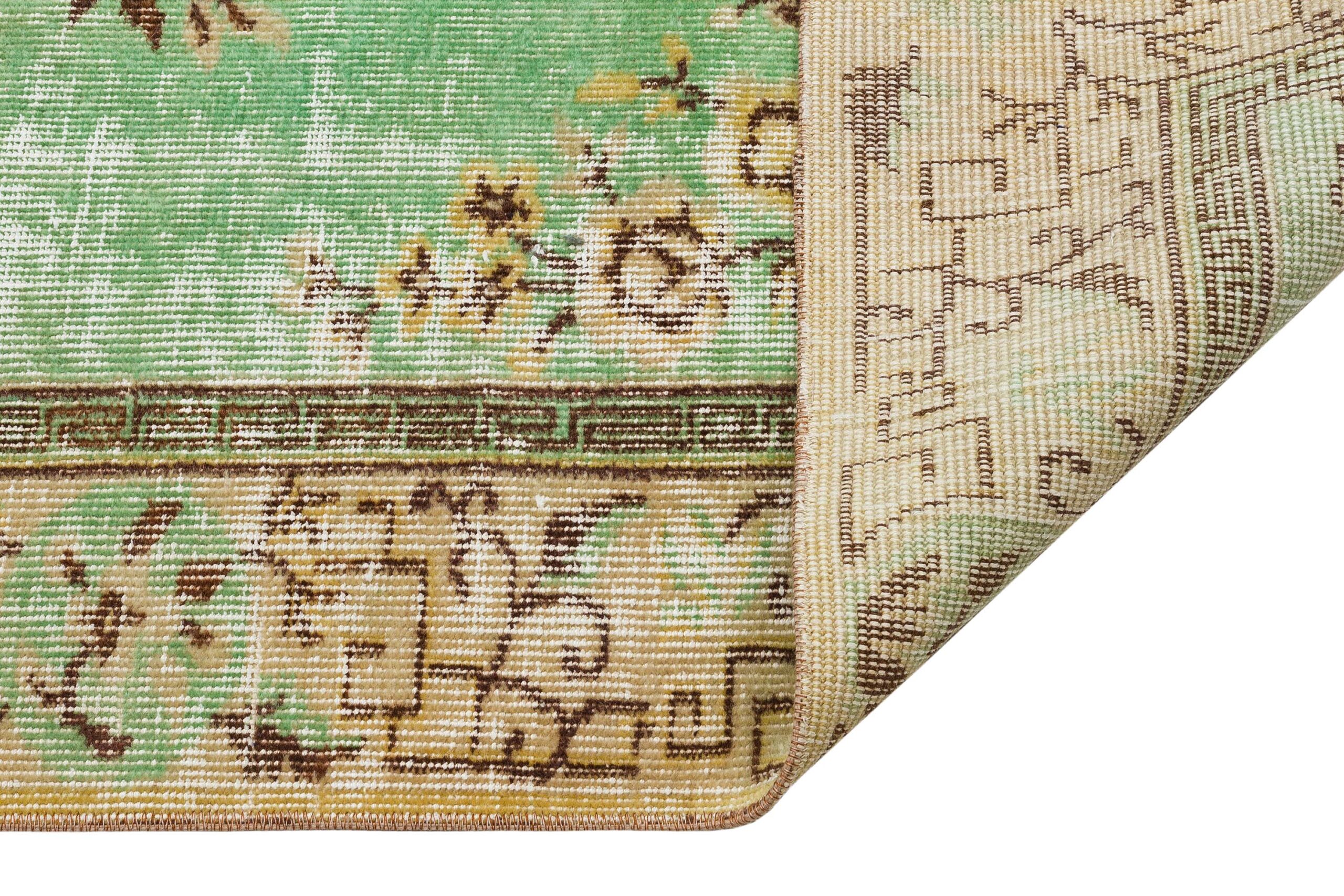 Vintage Hand-Woven Wool Rug — detail view 4, handmade vintage rug