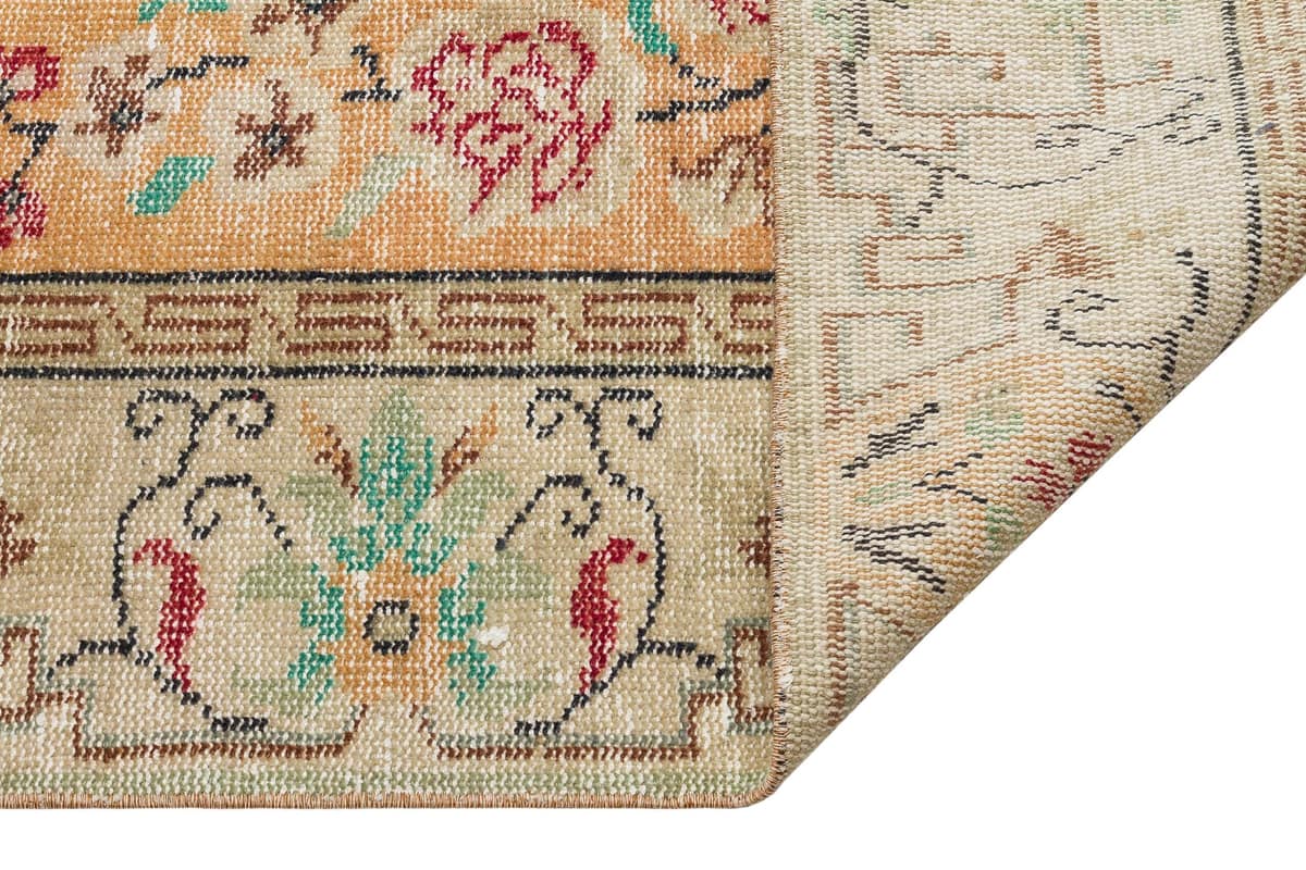 Classic, Modern, Vintage Hand-Woven Rug — detail view 4, handmade vintage rug