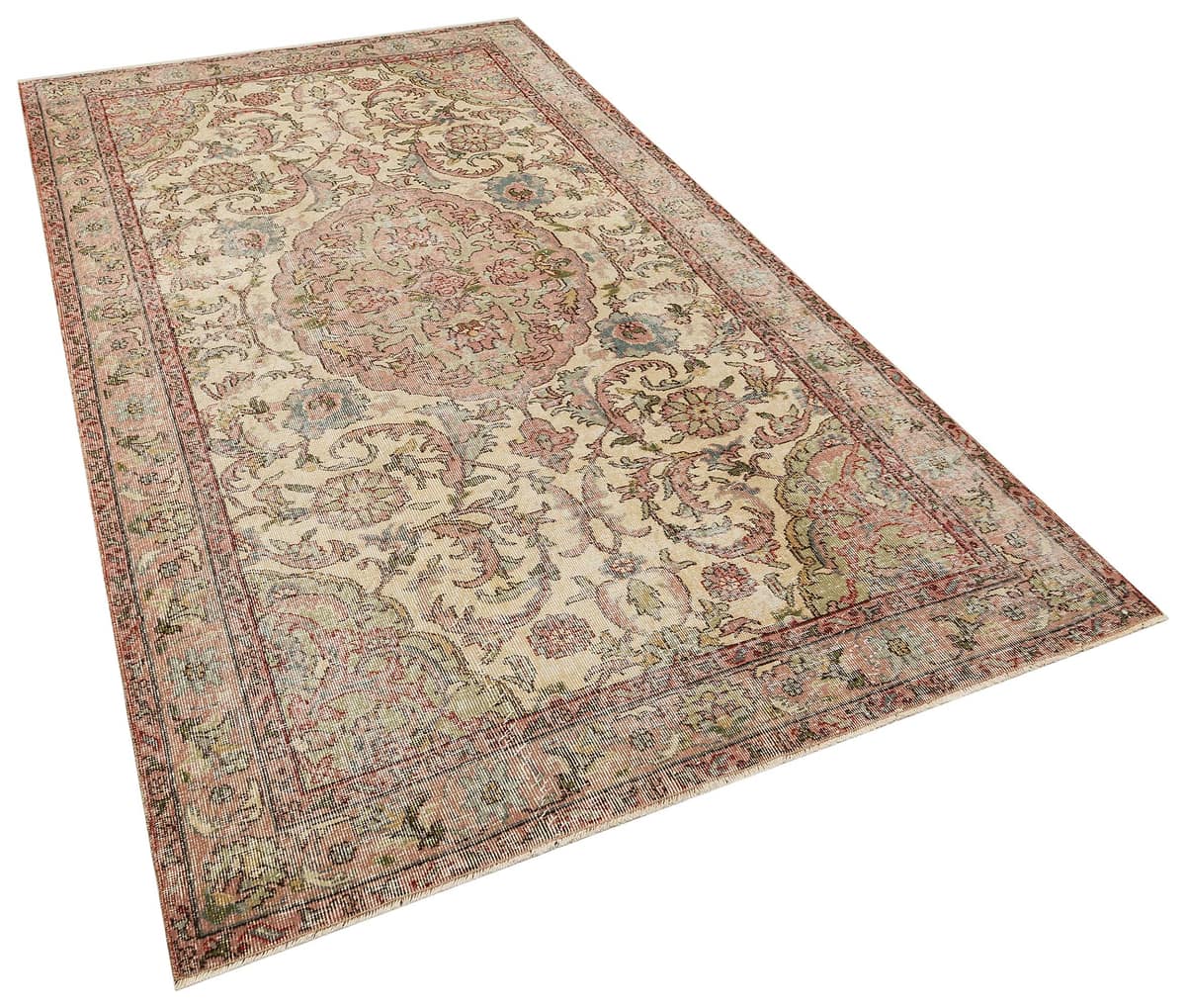 Vintage Rug of Unparalleled Beauty, vintage rug, Handmade, hand-knotted wool, size 159 × 283 cm, from Milas