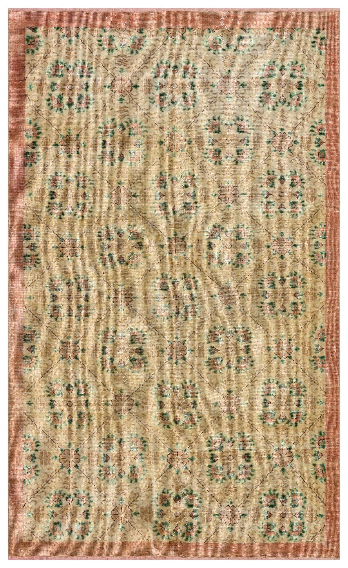 Vintage Hand-Woven Wool Rug — detail view 2, handmade vintage rug