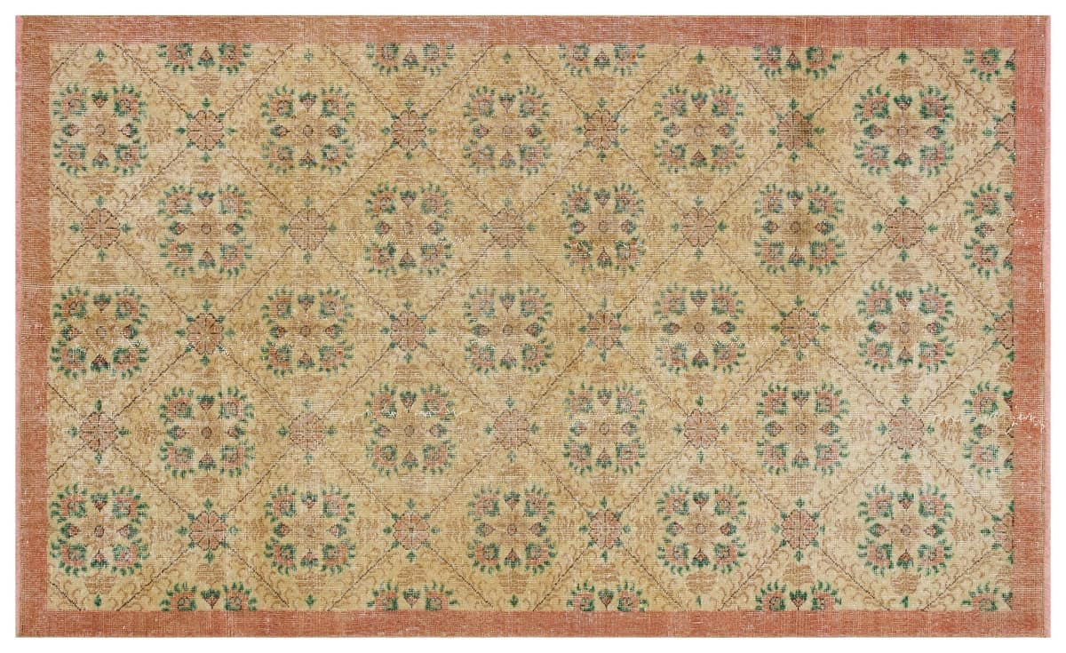 Vintage Hand-Woven Wool Rug — detail view 3, handmade vintage rug