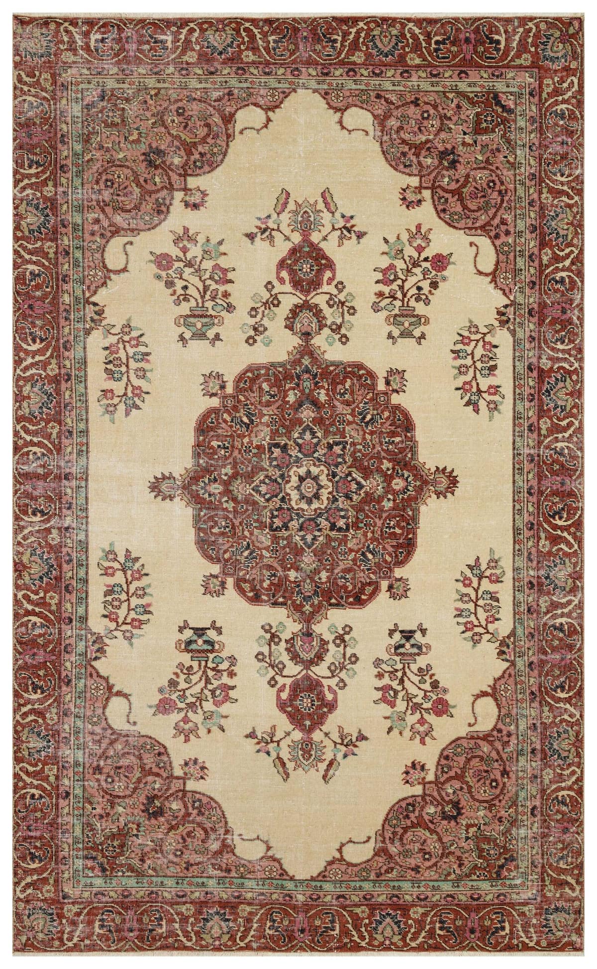 100% Handwoven Vintage Rug — detail view 2, handmade vintage rug