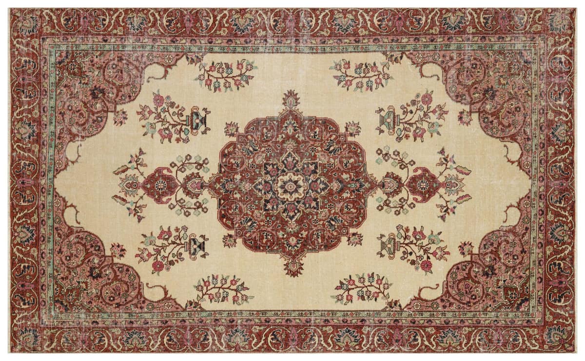 100% Handwoven Vintage Rug — detail view 3, handmade vintage rug