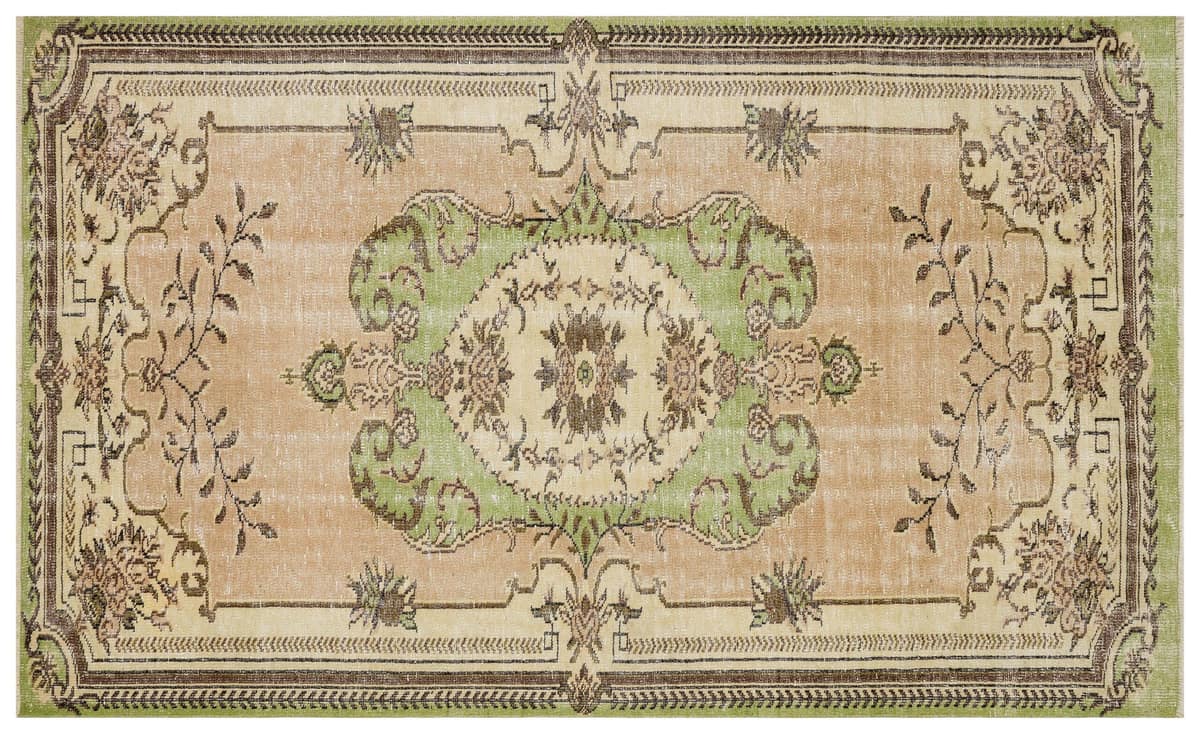 Vintage Distressed Handwoven Rug — detail view 4, handmade vintage rug