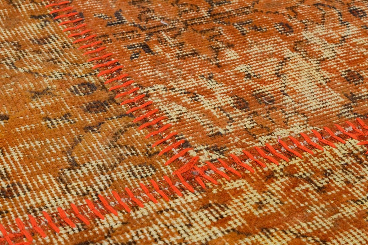 Vintage Patchwork Rug — detail view 5, handmade vintage rug