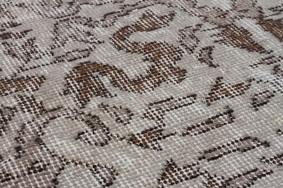 Vintage-Style Distressed Rug — detail view 5, handmade vintage rug