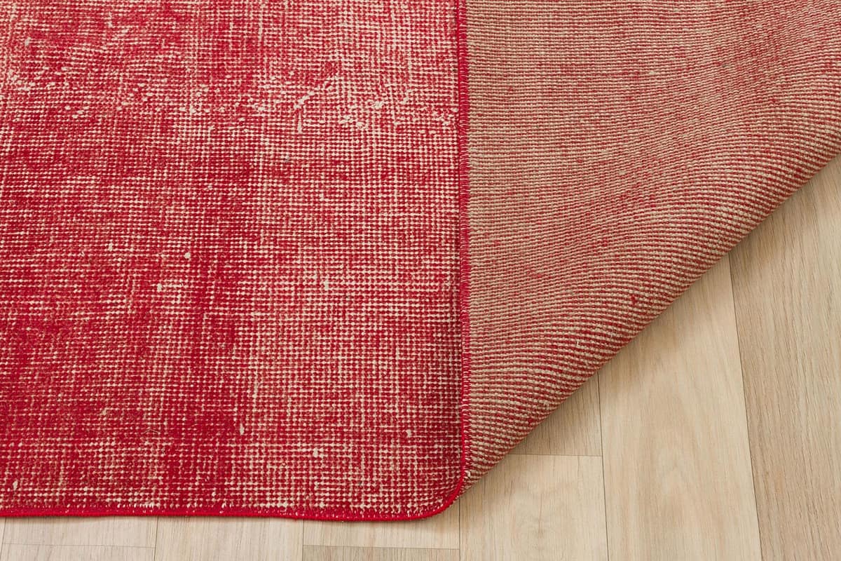 Vintage Hand-Woven Wool Rug — detail view 3, handmade vintage rug