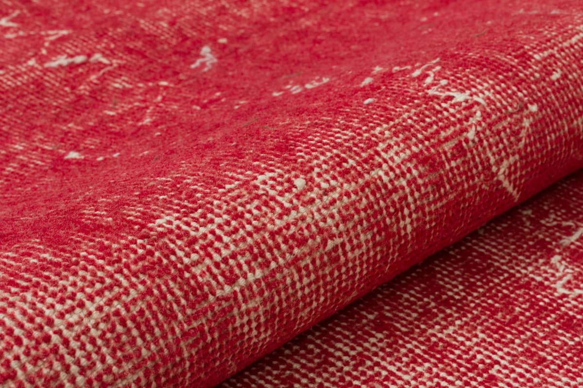 Vintage Hand-Woven Wool Rug — detail view 4, handmade vintage rug