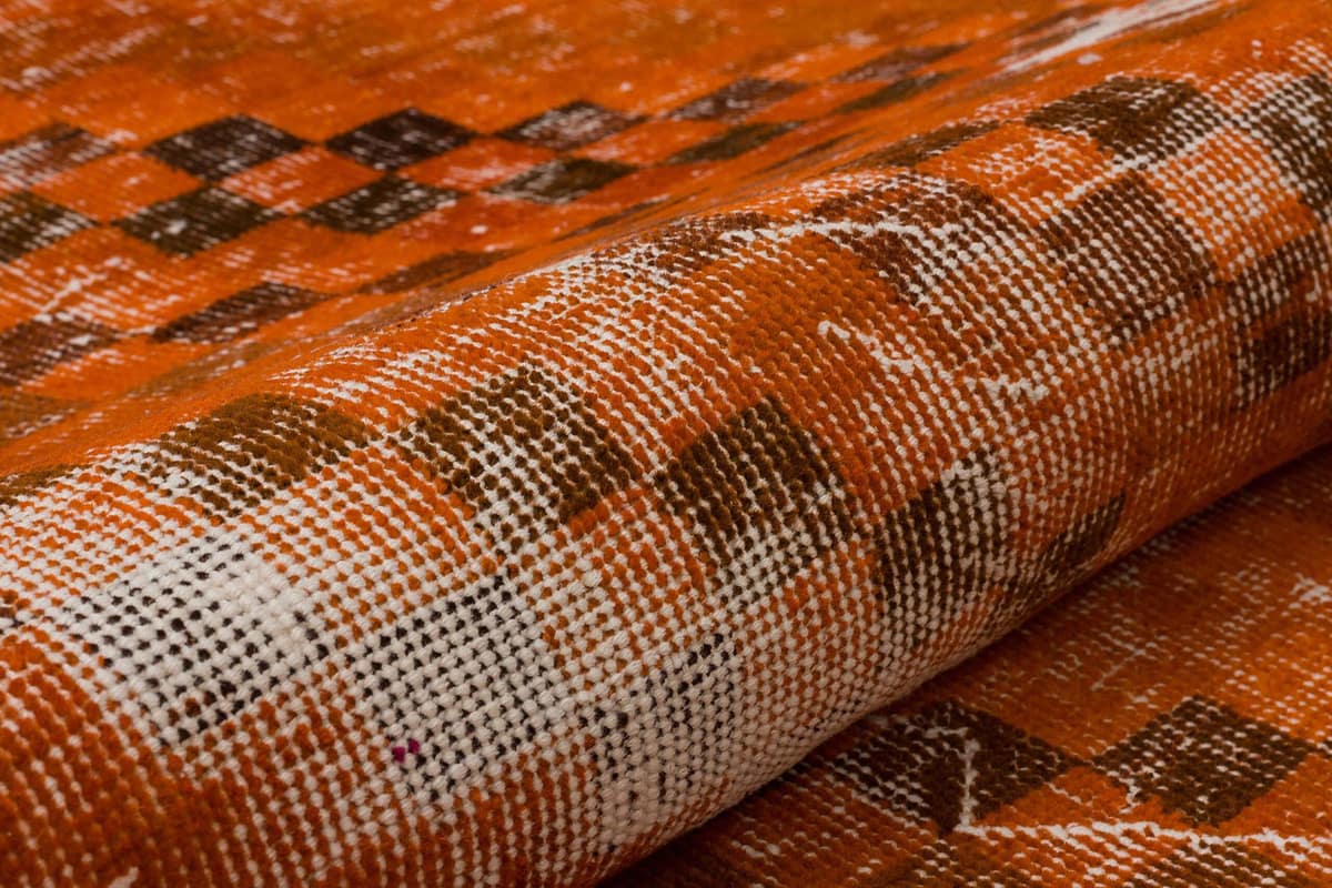 Distressed Vintage Rug — detail view 4, handmade vintage rug