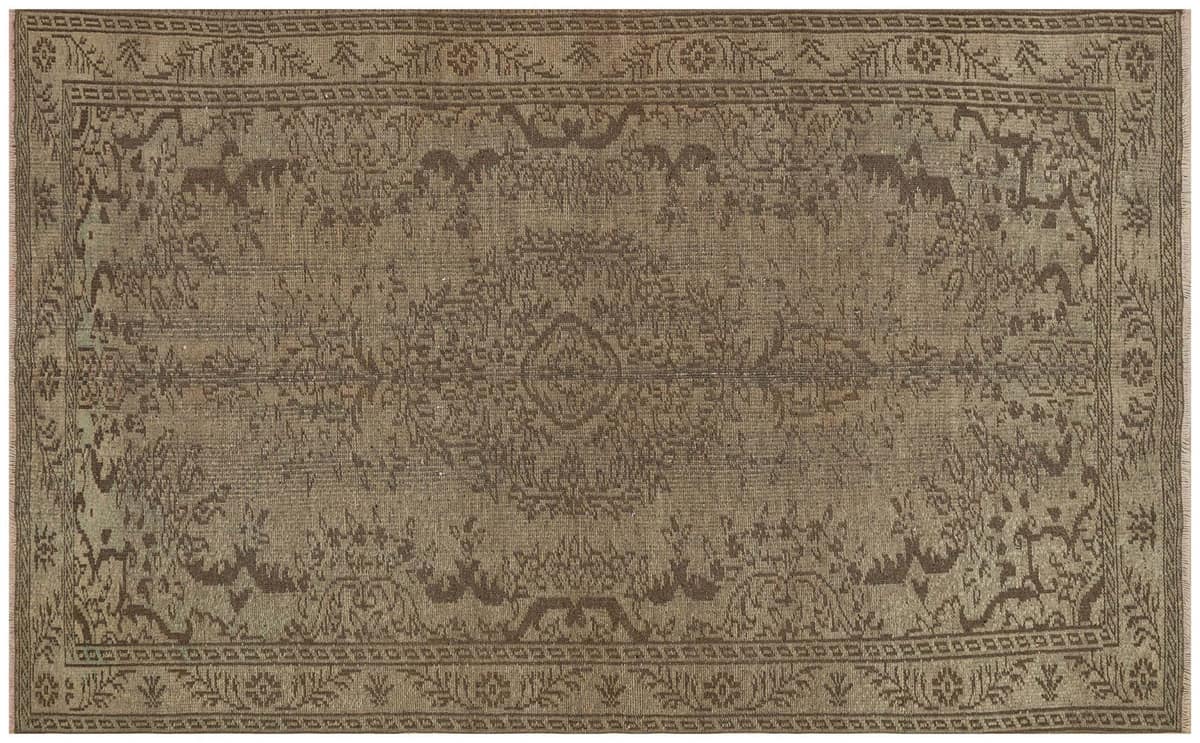 Handmade Antique Wool Rug — detail view 2, handmade vintage rug