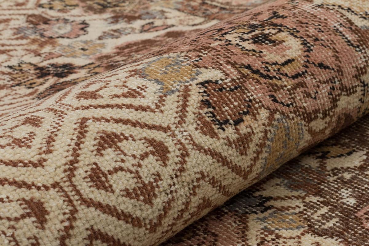 Distressed Vintage Rug — detail view 4, handmade vintage rug