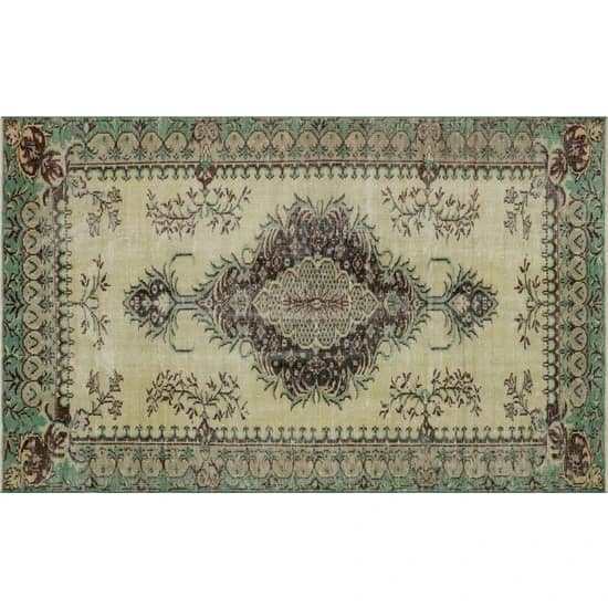 Antique-Style Wool Rug — detail view 5, handmade vintage rug