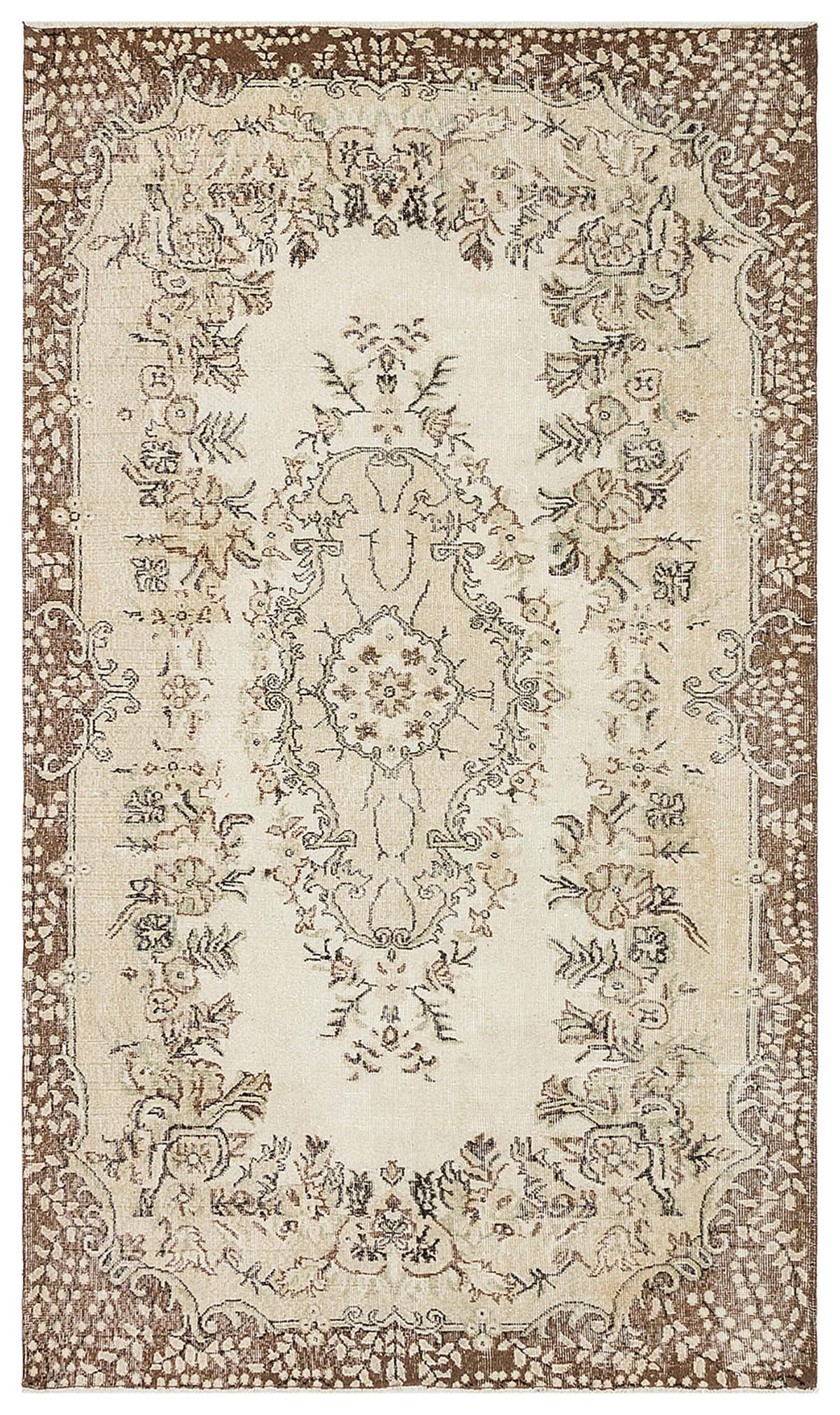 Antique Hand-Woven Wool Rug — detail view 2, handmade vintage rug