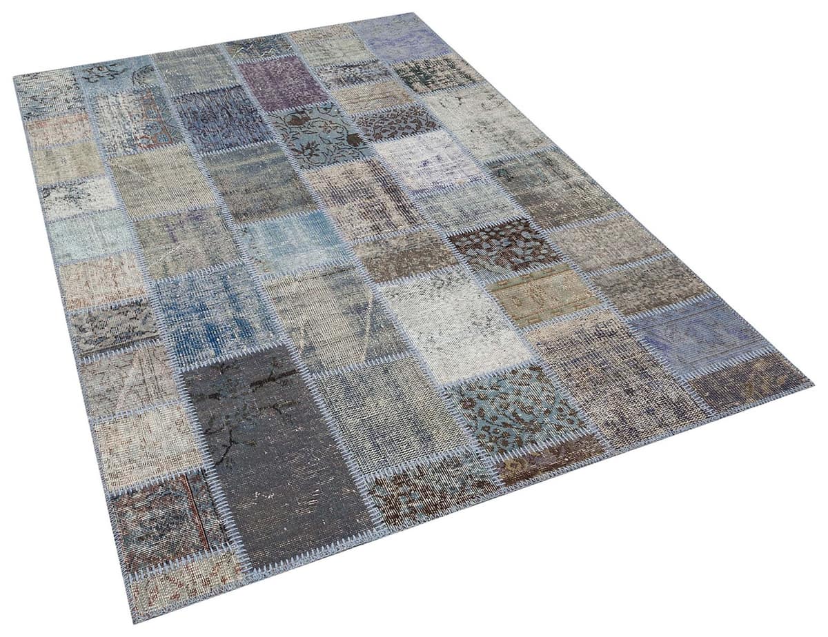 Antique-Style Wool Rug, vintage rug, Handmade, hand-knotted wool, cotton & silk, size 160 × 230 cm, from Kayseri