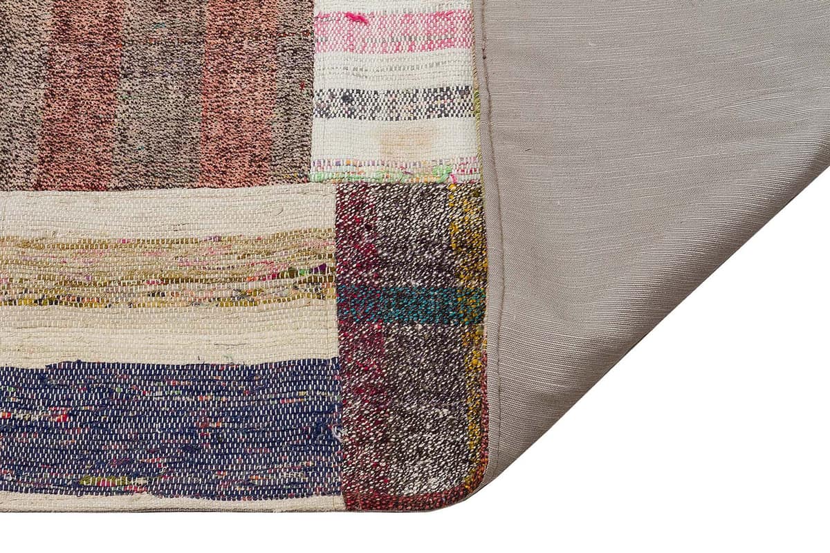 Vintage Patchwork Rug — detail view 3, handmade vintage rug
