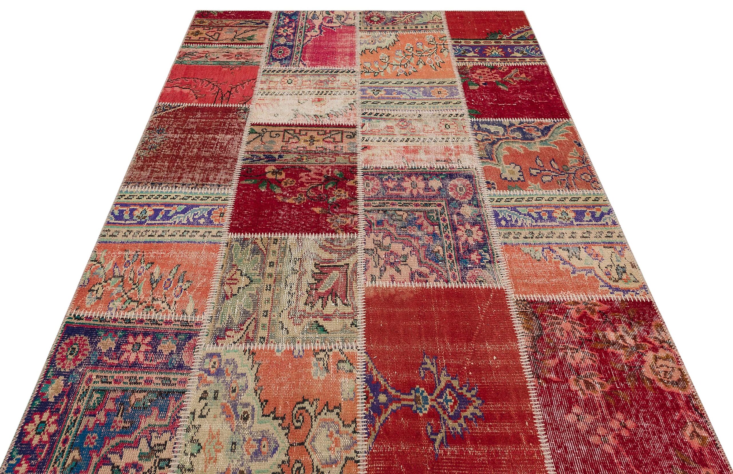 Antique-Style Wool Rug, vintage rug, Handmade, hand-knotted cotton, size 160 × 230 cm, from Gaziantep