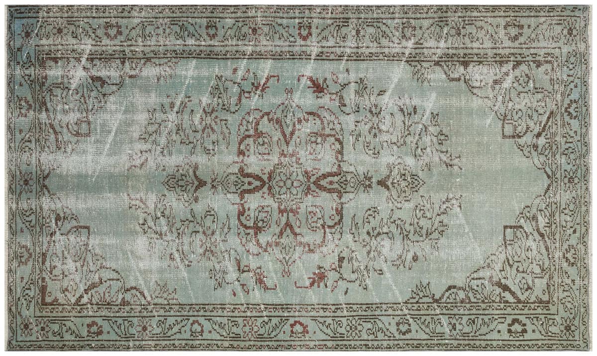 Antique Handwoven Wool Rug — detail view 2, handmade vintage rug