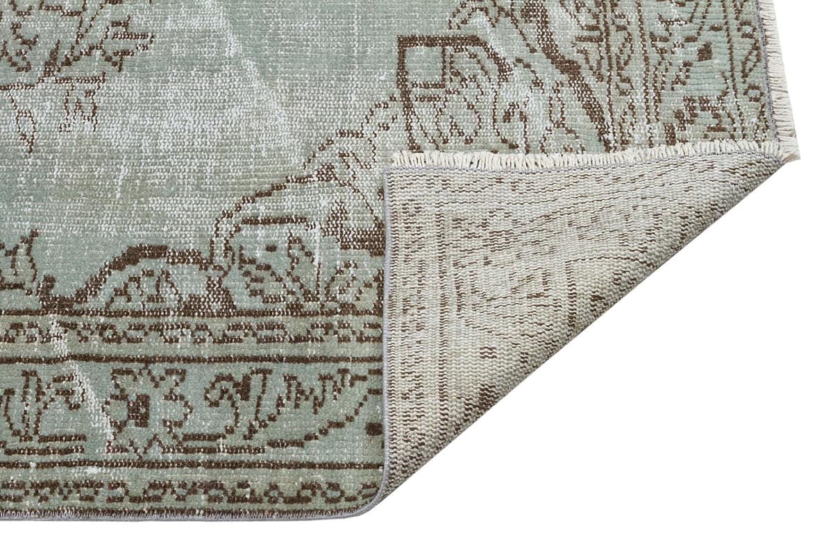Antique Handwoven Wool Rug — detail view 3, handmade vintage rug