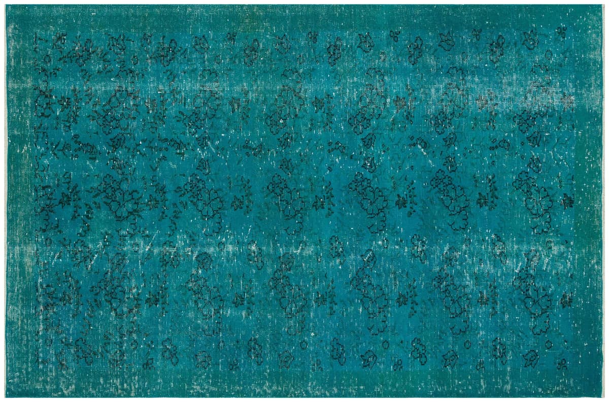 Vintage Distressed Hand-Knotted Rug — detail view 3, handmade vintage rug