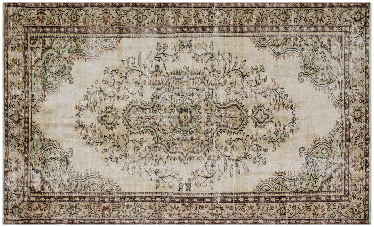 Vintage Hand-Woven Wool Rug — detail view 2, handmade vintage rug
