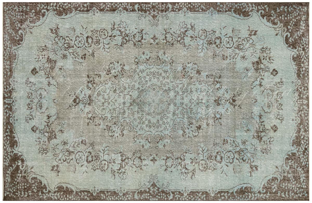 Vintage Hand-Woven Wool Rug — detail view 3, handmade vintage rug
