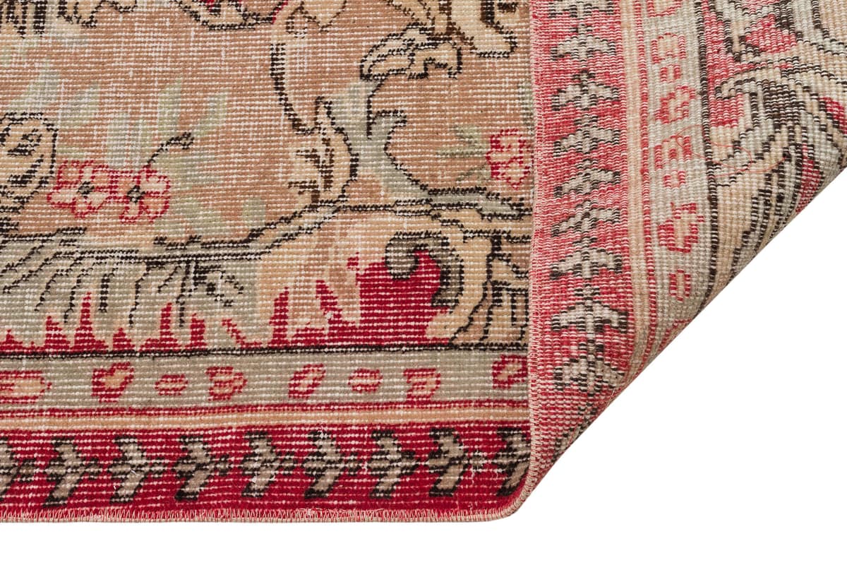 Principle and Legend Distressed Vintage Rug — detail view 3, handmade vintage rug