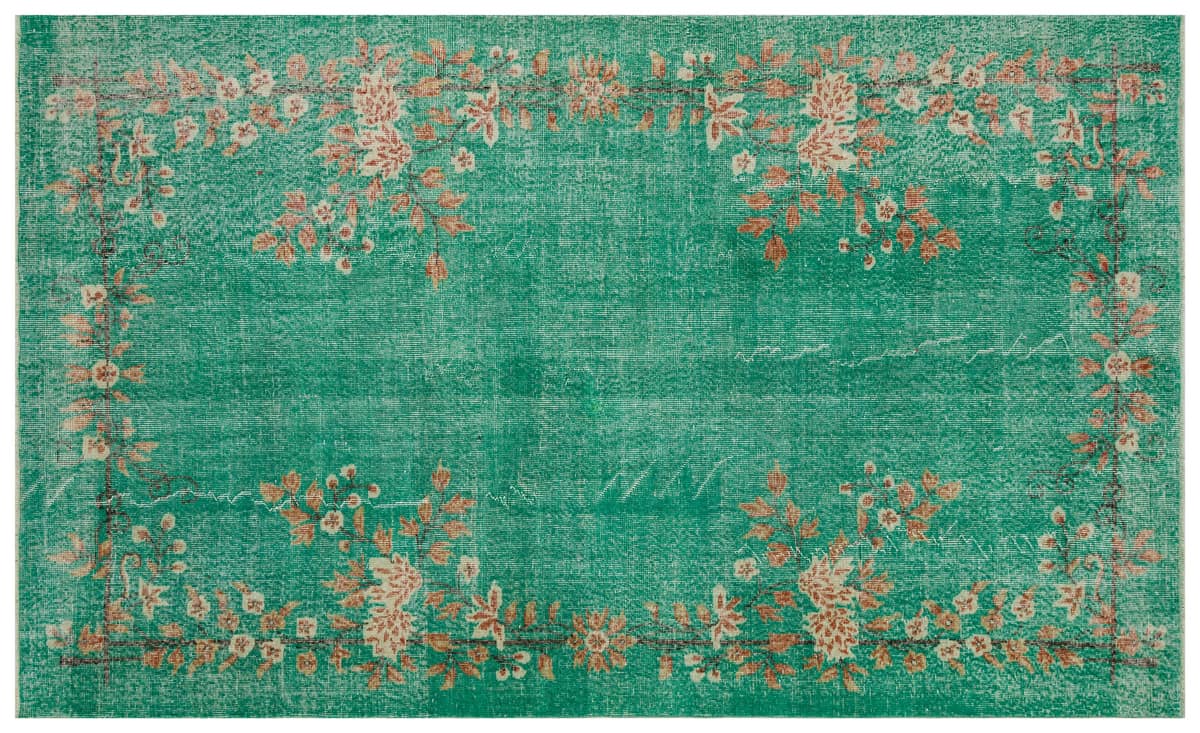 Airplane-Themed Vintage Rug — detail view 4, handmade vintage rug