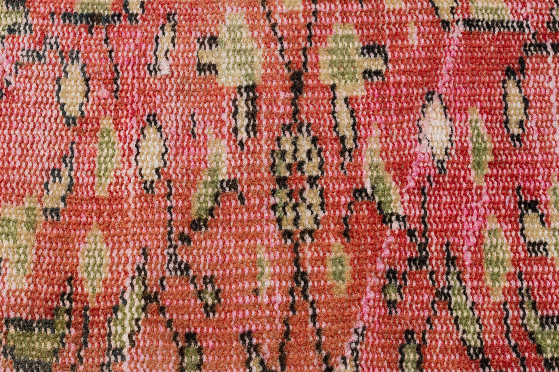Manisa Distressed Vintage Rug — detail view 3, handmade vintage rug