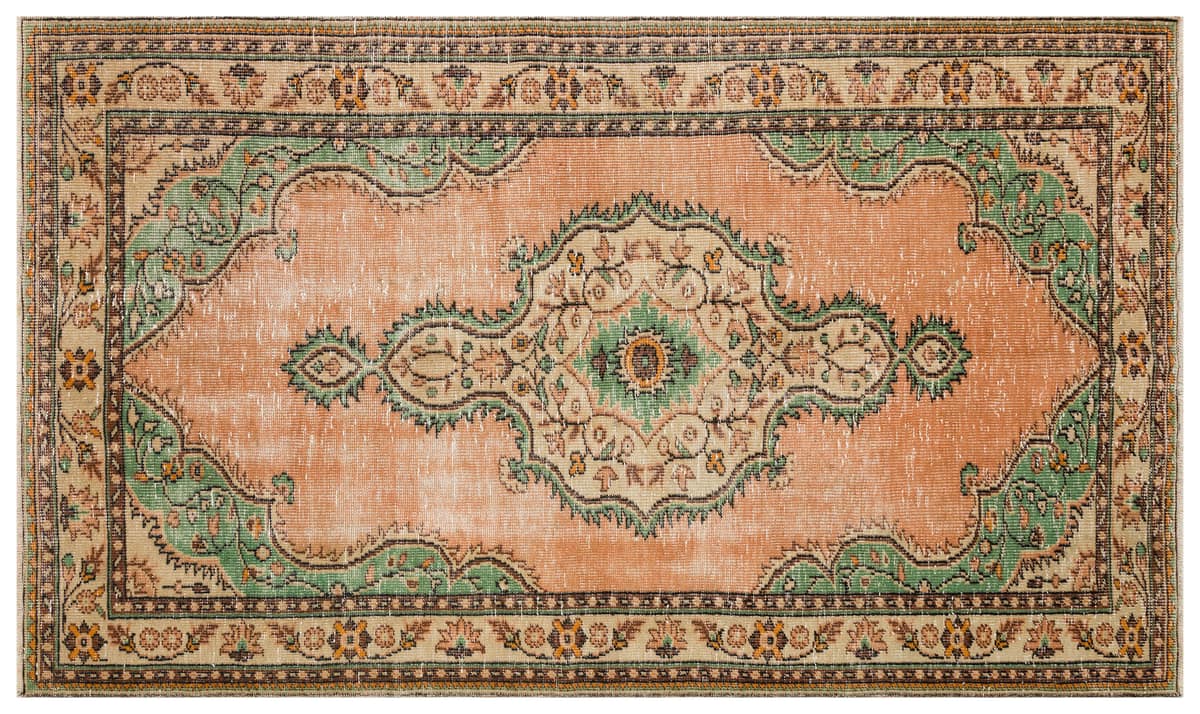 Hand-Woven Distressed Vintage Rug — detail view 5, handmade vintage rug