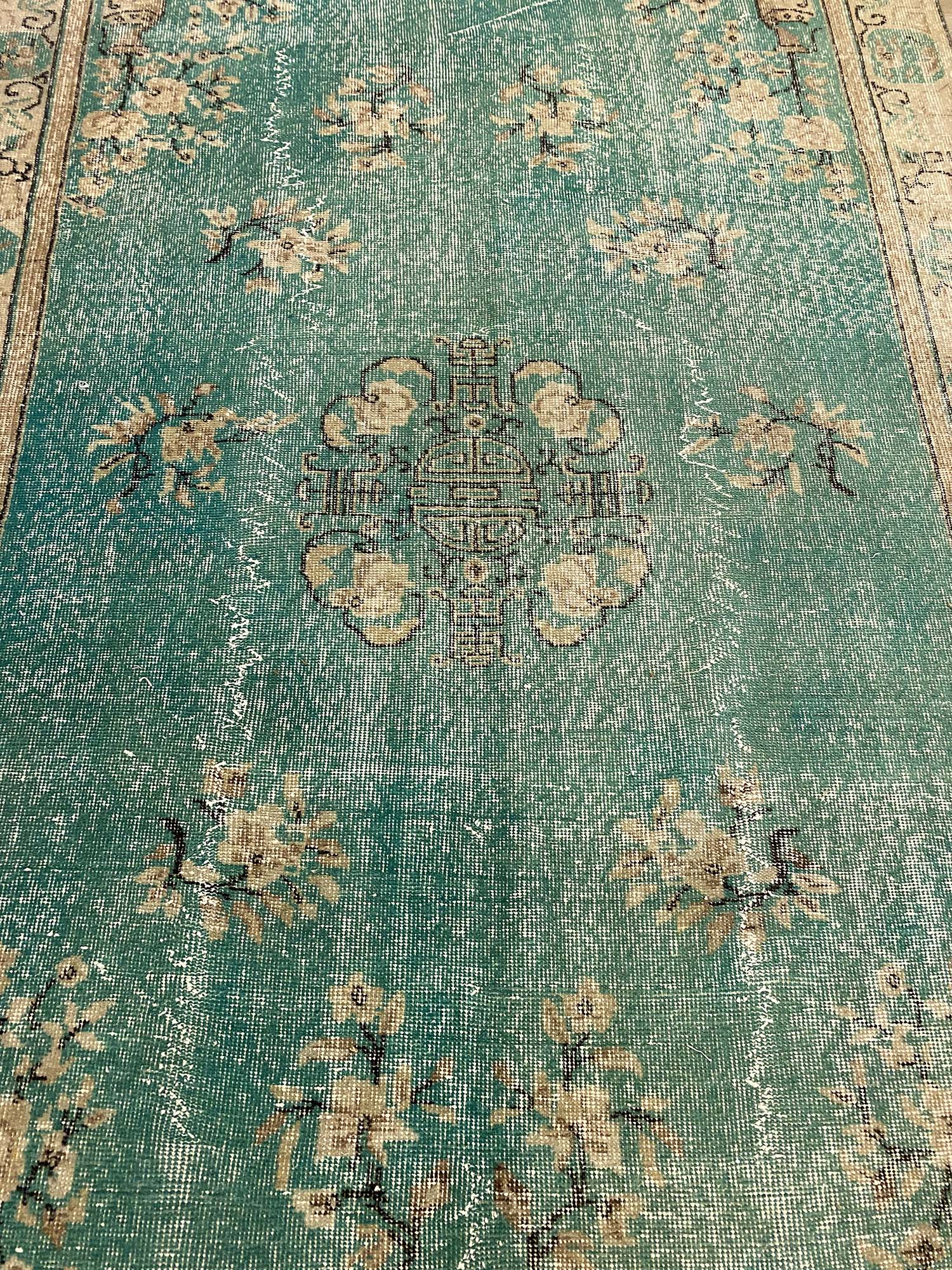 Kayseri Distressed Vintage Rug — detail view 3, handmade vintage rug