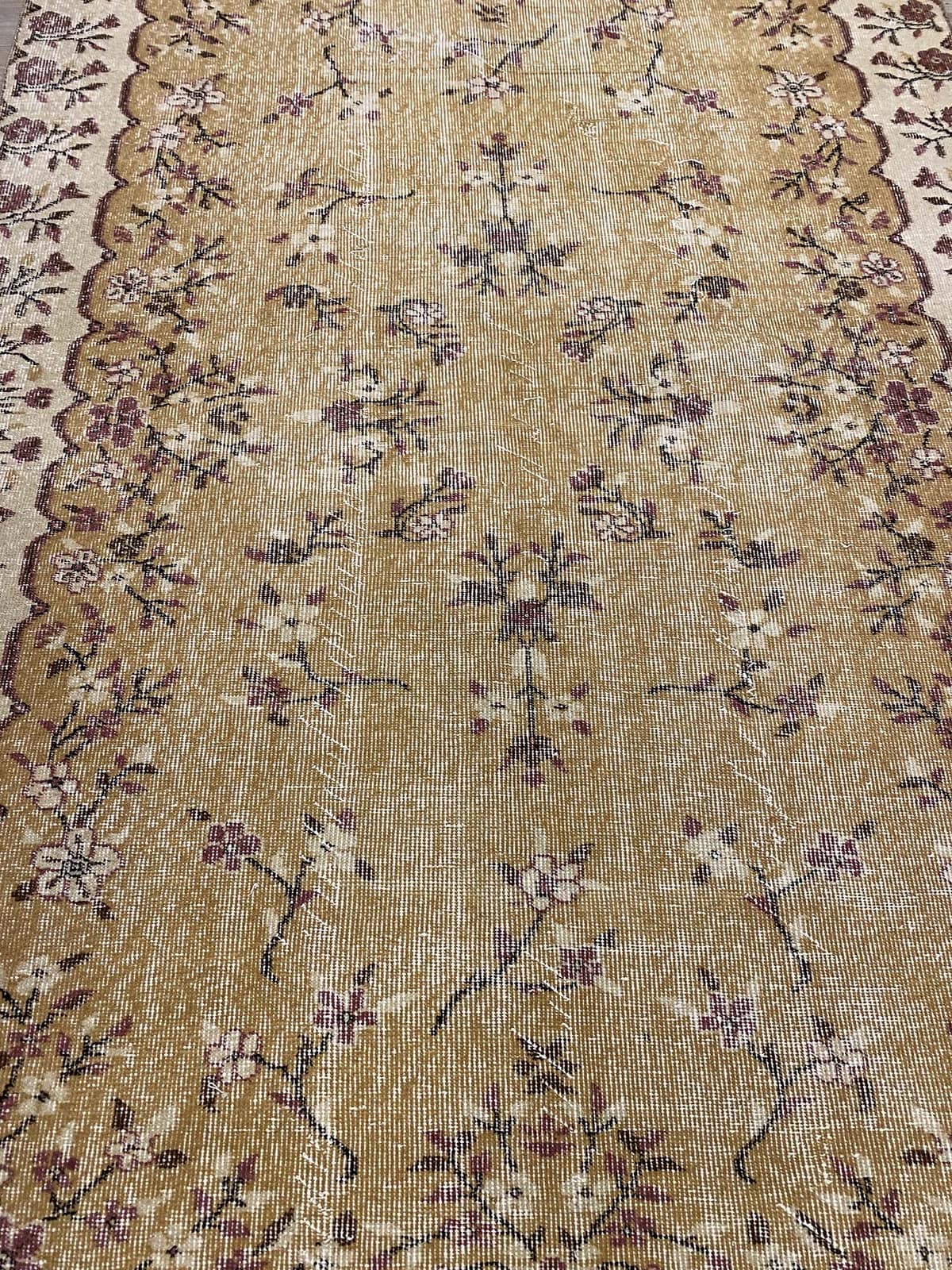 Anatolian Distressed Vintage Rug — detail view 5, handmade vintage rug