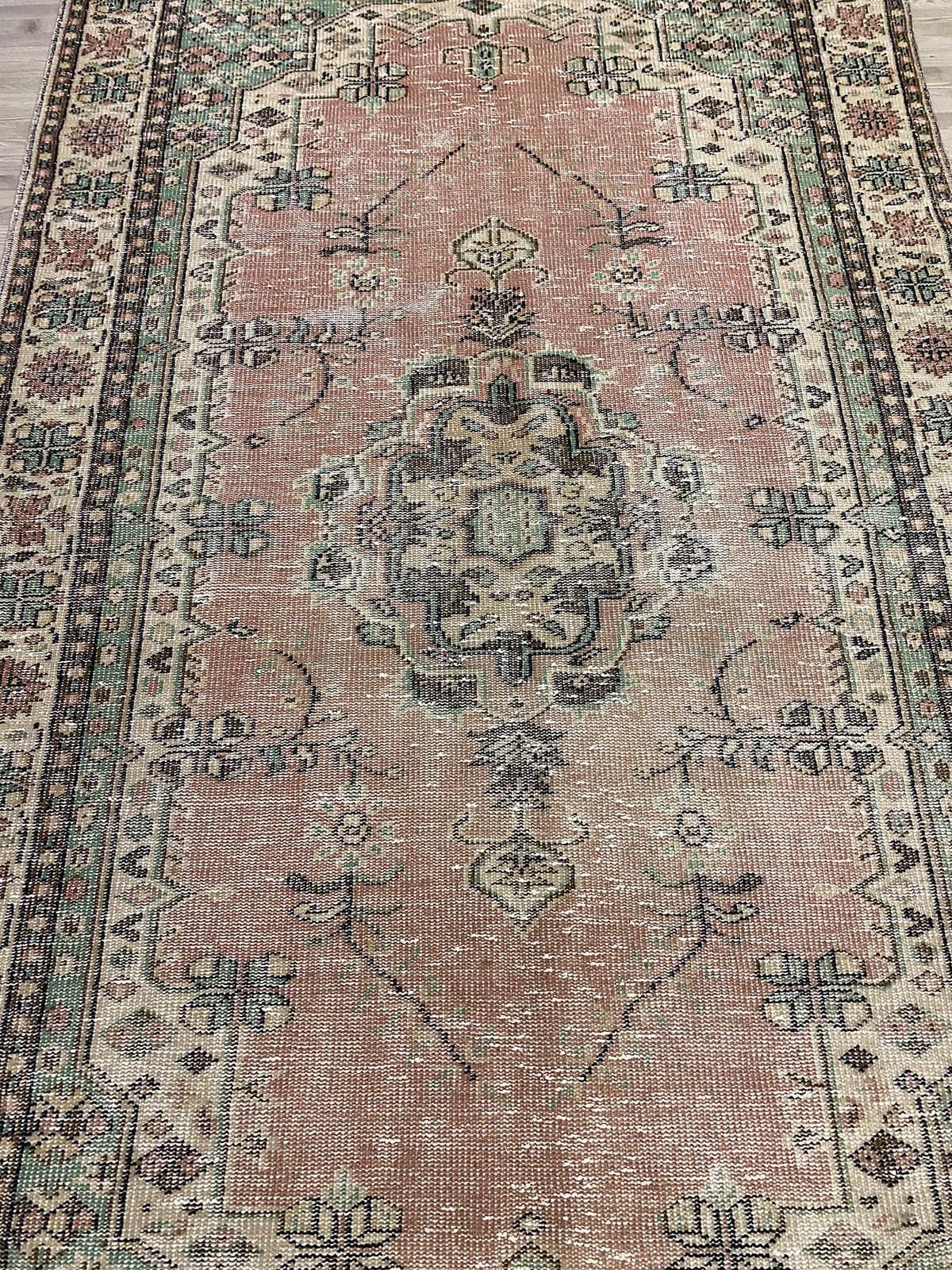 Ottoman Antique-Style Vintage Rug — detail view 5, handmade vintage rug