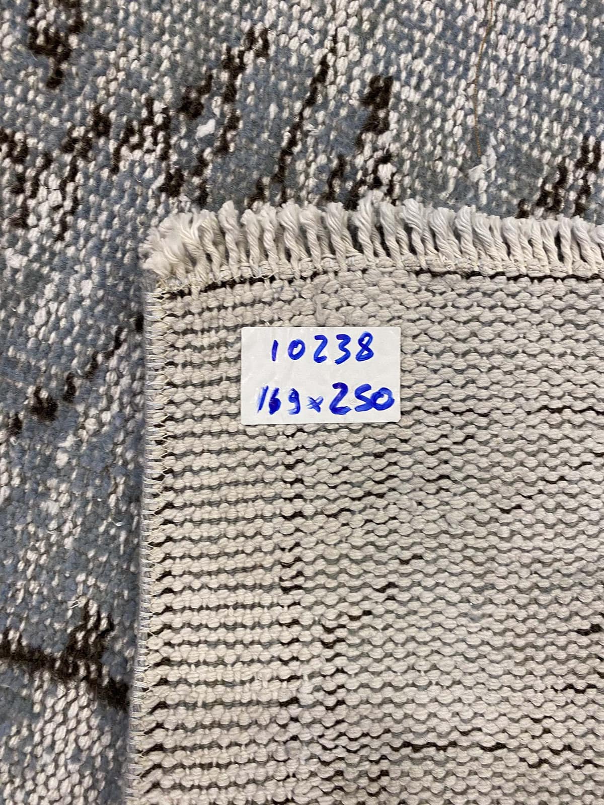 Imperial Textured Distressed Vintage Rug — detail view 2, handmade vintage rug