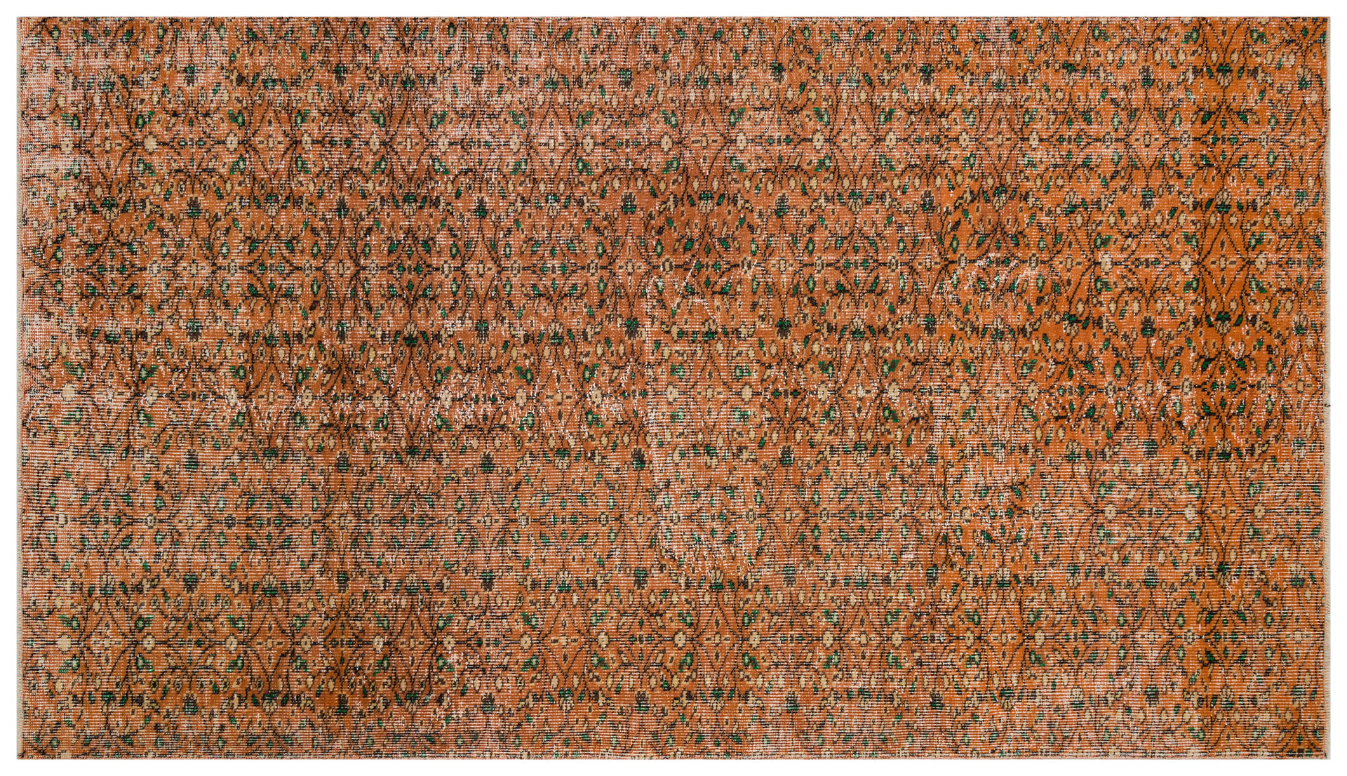 Ottoman Distressed Vintage Rug — detail view 5, handmade vintage rug