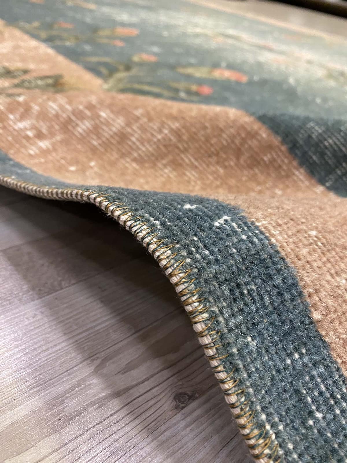 Ottoman Distressed Vintage Rug — detail view 5, handmade vintage rug