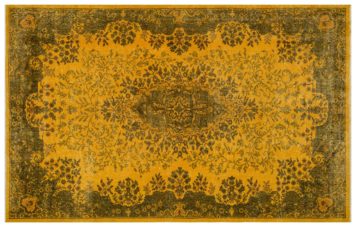 The Melancholy of Times Past: Distressed Vintage Rug — detail view 2, handmade vintage rug