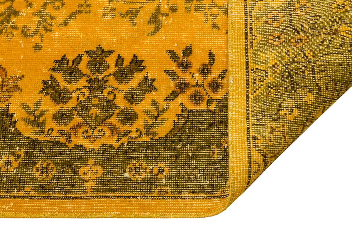 The Melancholy of Times Past: Distressed Vintage Rug — detail view 3, handmade vintage rug