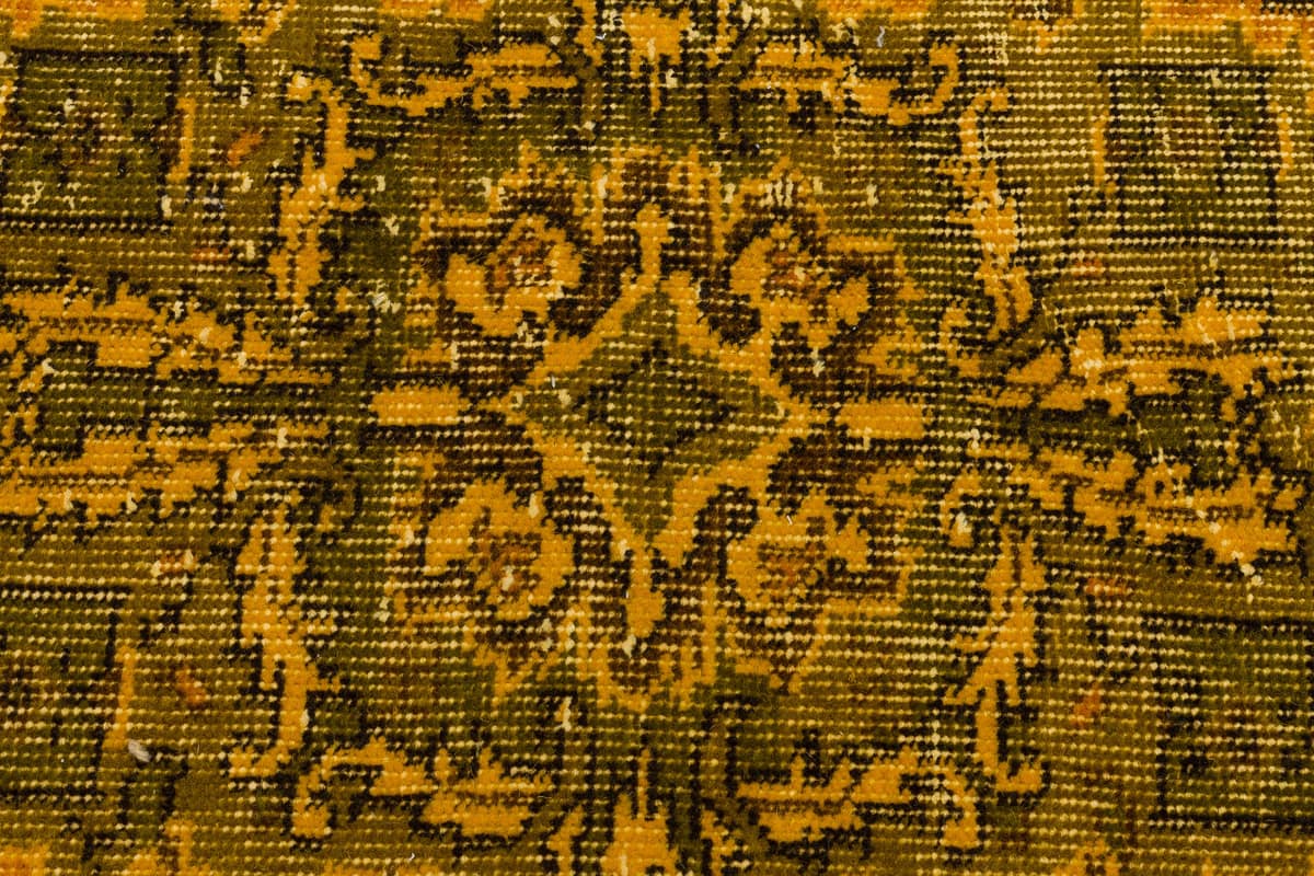 The Melancholy of Times Past: Distressed Vintage Rug — detail view 4, handmade vintage rug