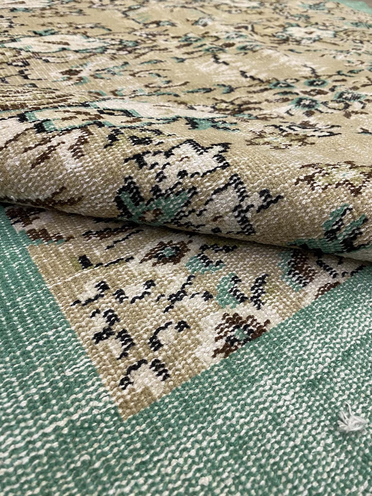 Anatolian Distressed Vintage Rug — detail view 4, handmade vintage rug