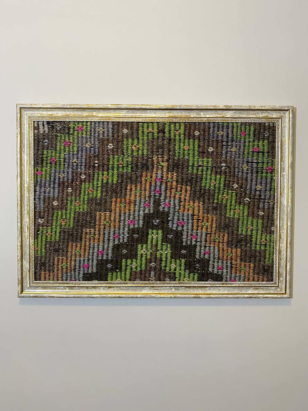 Historic Touch Wool Art Panel — detail view 4, vintage vintage rug