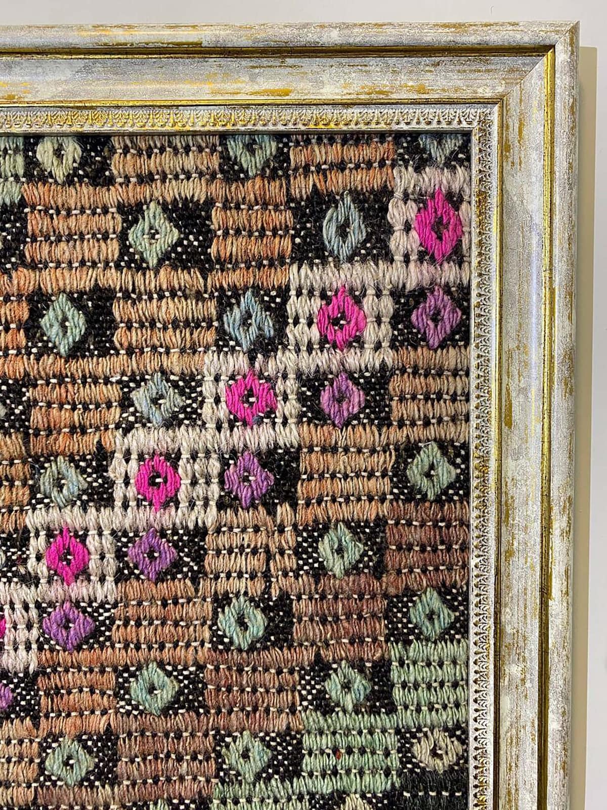 Nature's Legacy: Wool Artwork — detail view 5, vintage vintage rug